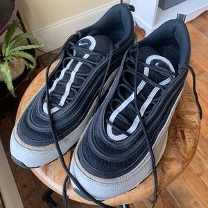Nike Black and Gray Air Max 97 Sneakers
